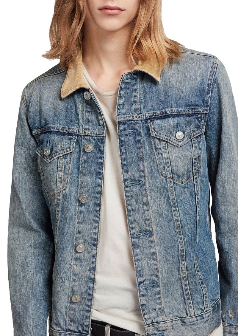 allsaints dexter denim jacket