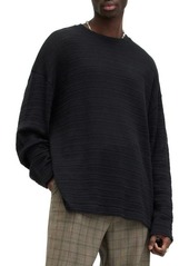 AllSaints Drax Knit Stripe Cotton Sweater