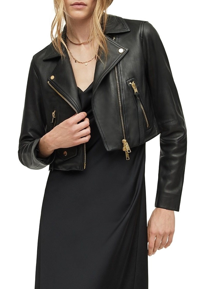 Allsaints Elora Leather Biker Jacket