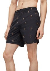 AllSaints Emotive Swim Trunks