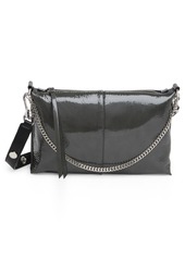 AllSaints Eve Leather Crossbody Bag in Ash Grey at Nordstrom Rack