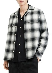 AllSaints Fortunado Plaid Relaxed Fit Button-Up Shirt