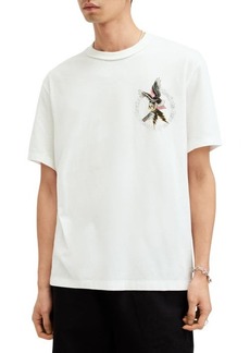 AllSaints Fret Crewneck Cotton Graphic T-Shirt