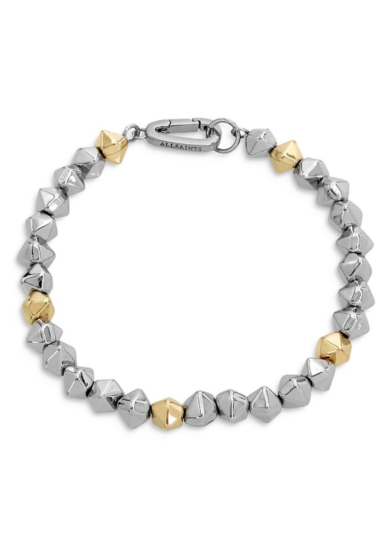 Allsaints Geometric Beaded Bracelet