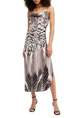 AllSaints Hadley Sierra Mix Print Slipdress