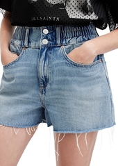 Allsaints Hailey Raw Edge Denim Shorts