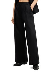 AllSaints Hally Pleat Front Wide Leg Pants