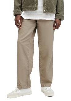 Allsaints Handbury Cotton & Linen Straight Fit Drawstring Pants
