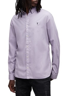 AllSaints Hawthorne Slim Fit Button-Up Shirt