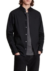 AllSaints Hawthorne Slim Fit Button-Up Shirt