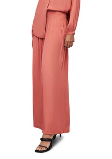 AllSaints Hezzy Wide Leg Trousers in Tainted Pink at Nordstrom Rack
