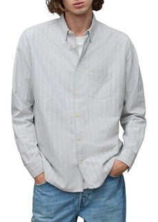 AllSaints Hitcher Stripe Button-Up Shirt