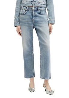 AllSaints Ida High Waist Straight Leg Crop Jeans