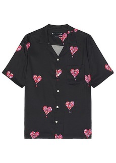 ALLSAINTS Ikuma Breakup Short Sleeve Shirt