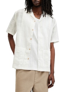Allsaints Indio Short Sleeve Button Down Shirt