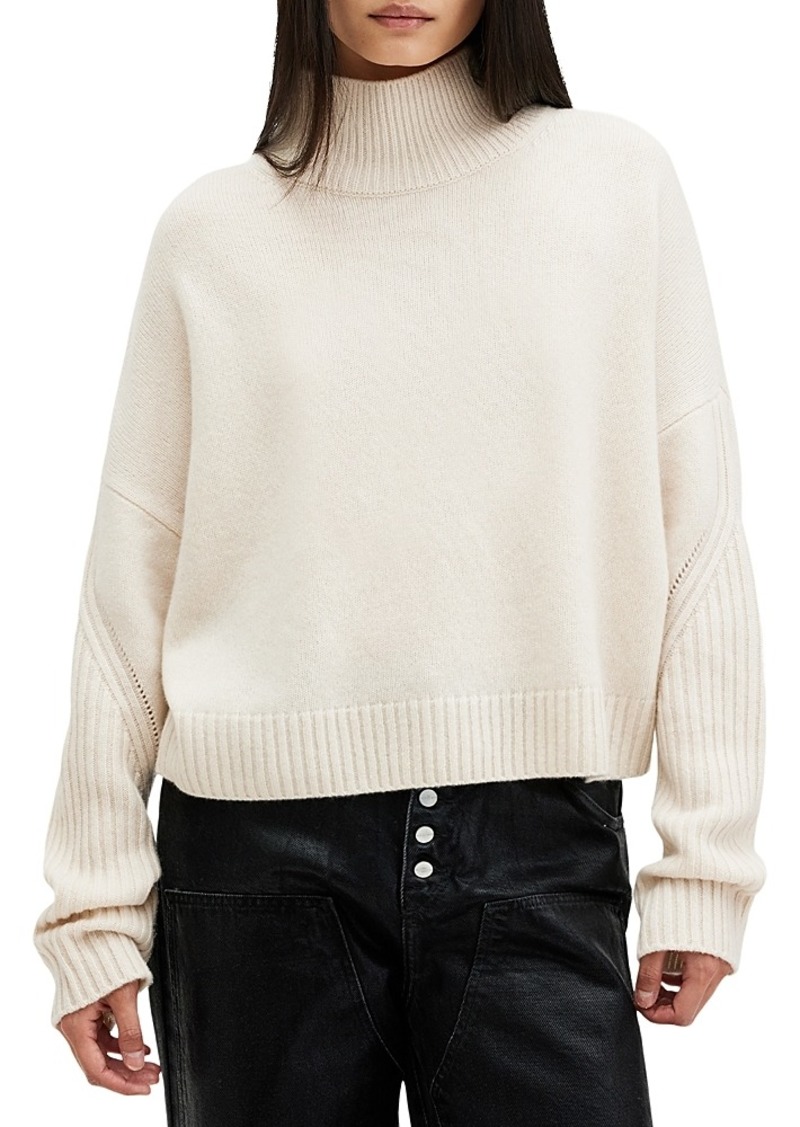 Allsaints Ines Cashmere & Wool Turtleneck Sweater