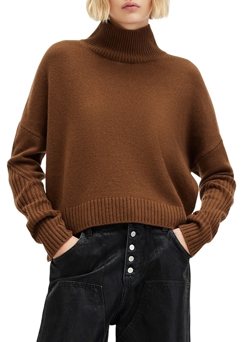 Allsaints Ines Cashmere & Wool Turtleneck Sweater