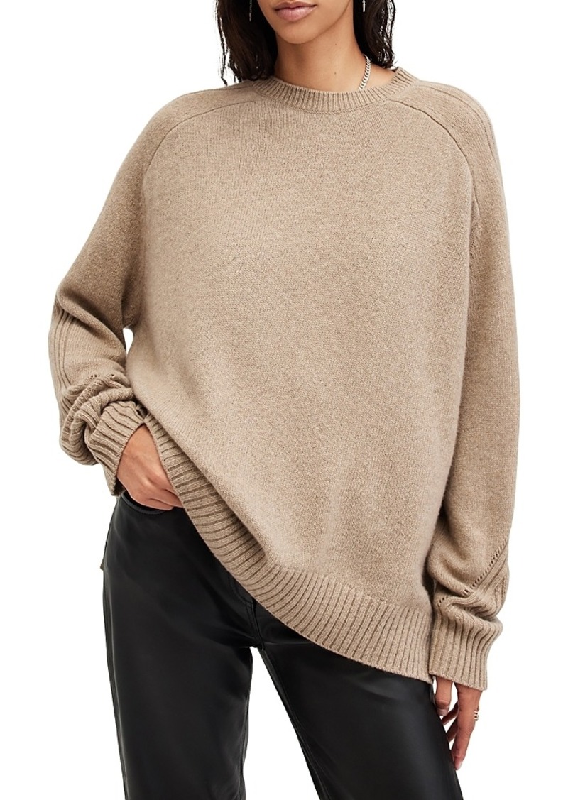 Allsaints Ines Cashmere Wool Crewneck Sweater