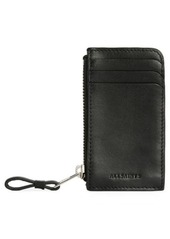 AllSaints Isamu Tierra Leather Card Holder