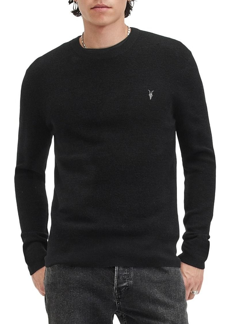 Allsaints Ivar Merino Wool Waffle Knit Sweater