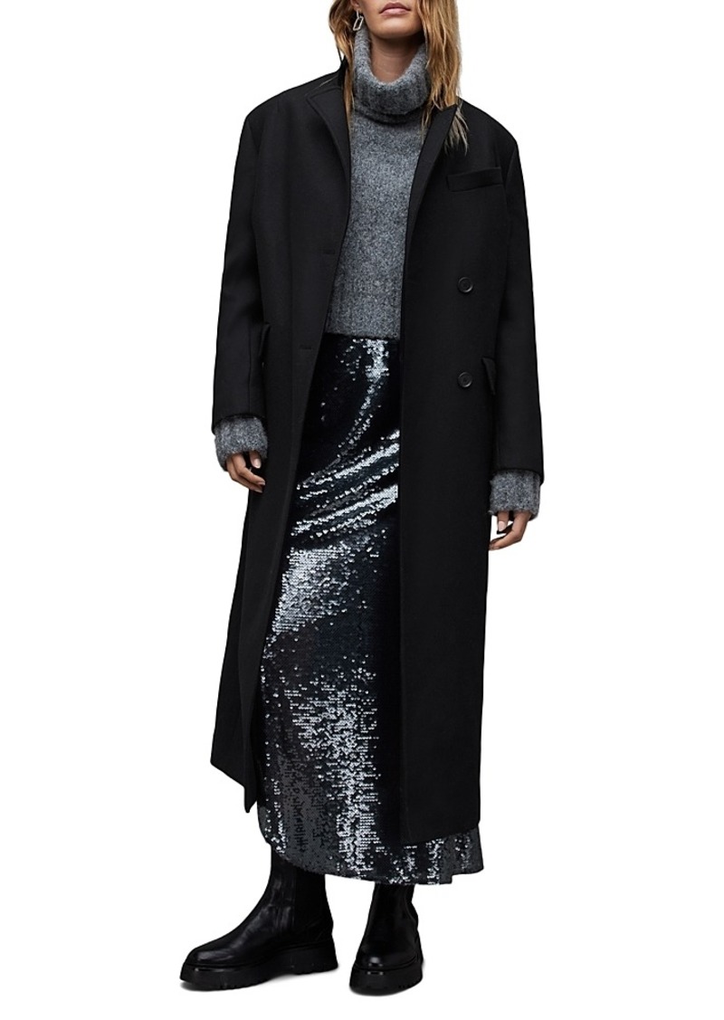 Allsaints James Wool Blend Coat