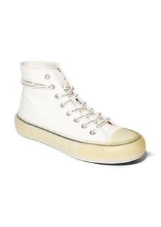 AllSaints Jaxal Canvas High Top Sneaker in White at Nordstrom