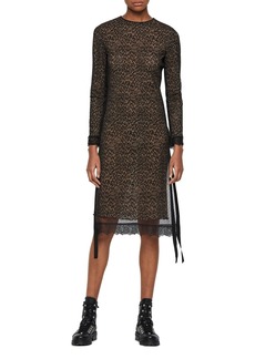 allsaints liza asa dress