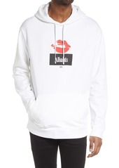 AllSaints Kiss Graphic Hoodie in Optic White at Nordstrom
