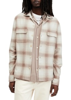Allsaints Knoll Cotton Relaxed Fit Button Down Shirt