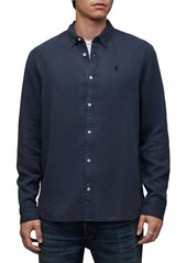 AllSaints Laguna Relaxed Fit Long Sleeve Button-Up Shirt