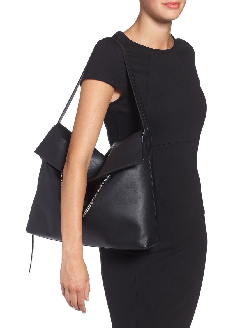 AllSaints ALLSAINTS 'Large Lafayette' Leather Shoulder Bag | Handbags