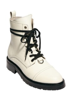 AllSaints Lira Hiker Boot in White Leather at Nordstrom