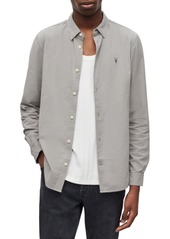 AllSaints Lovell Cotton Button-Up Shirt