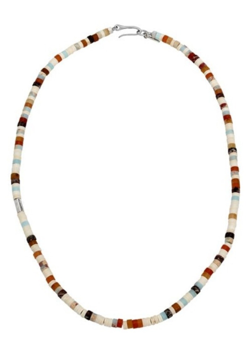 AllSaints Men's Semiprecious Stone Beaded Necklace