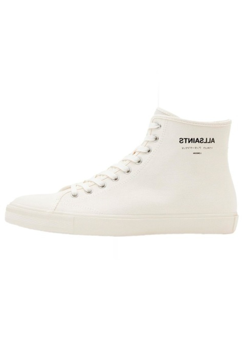 AllSaints Men's Underground Canvas High Top Sneaker Off White