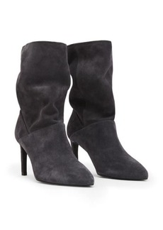 AllSaints Orlana Pointed Toe Boot in Grey Steel at Nordstrom