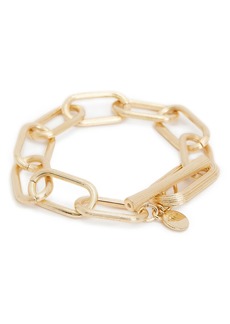 AllSaints Oval Chain Toggle Bracelet in Gold at Nordstrom Rack