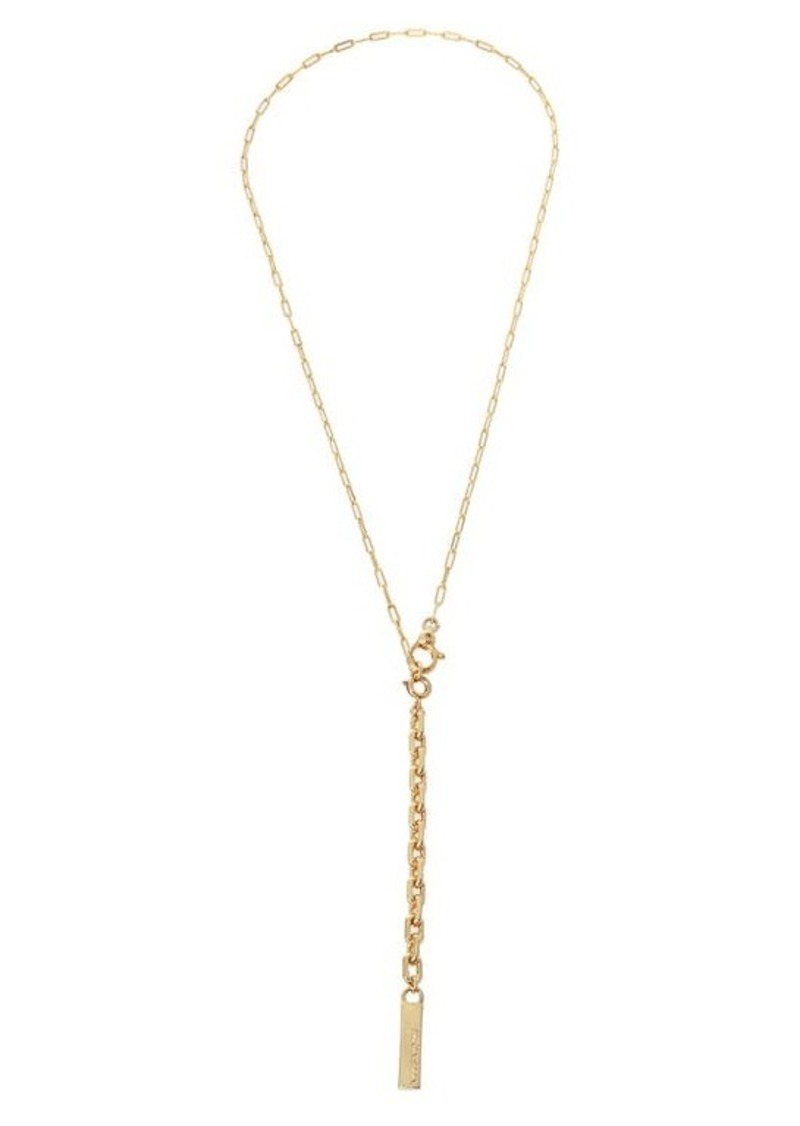 AllSaints Paper Clip Convertible Chain Necklace