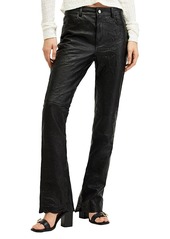 Allsaints Pearson Leather Slim Leg Pants