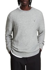 AllSaints Pierre Crewneck Sweater in Grey Marl at Nordstrom