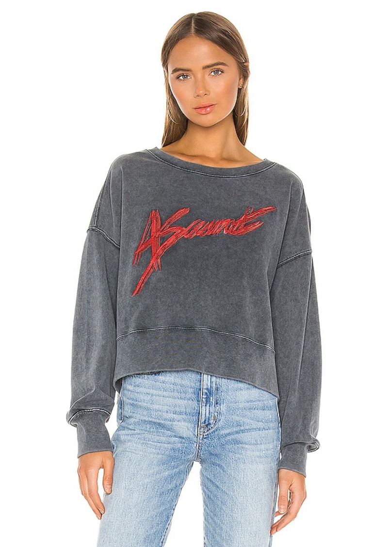 all saints black sweatshirt