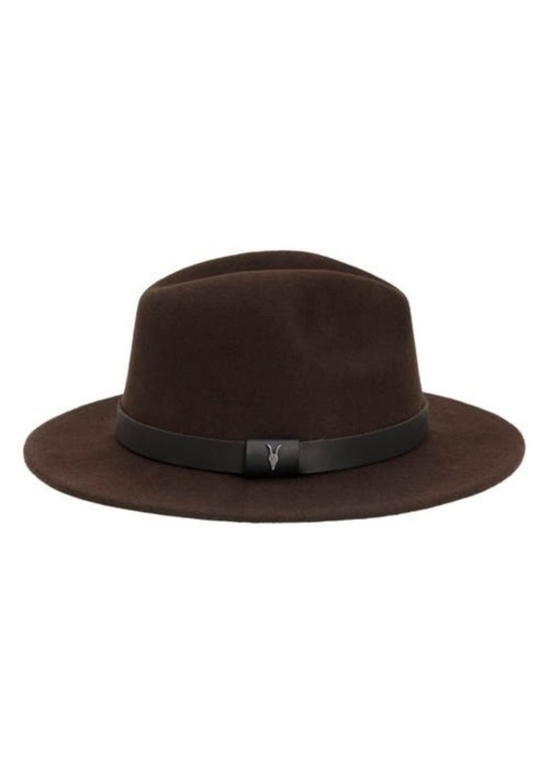 all saints felted wool fedora