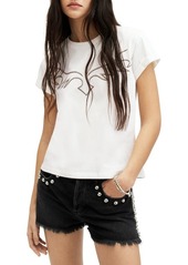 AllSaints Randal Anna Embroidered Cotton T-Shirt