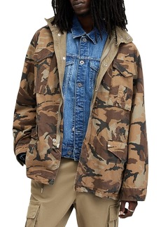 Allsaints Remo Relaxed Fit Camouflage Jacket