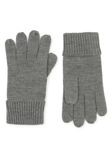 AllSaints Rib Mix Gloves in Grey Marl at Nordstrom Rack