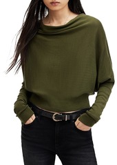 Allsaints Ridley Cowl Neck Cropped Sweater