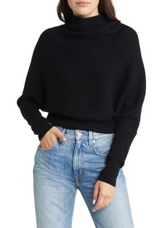 AllSaints Ridley Cowl Neck Wool & Cashmere Crop Sweater