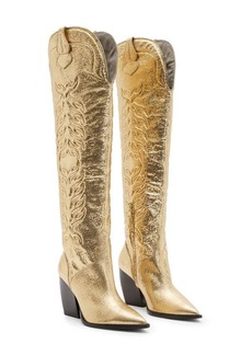 AllSaints Roxanne Over the Knee Western Boot