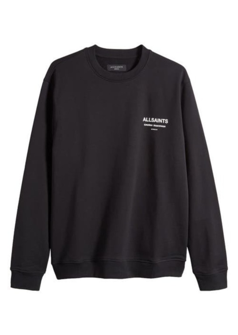 AllSaints Sanctum Cotton Graphic Sweatshirt