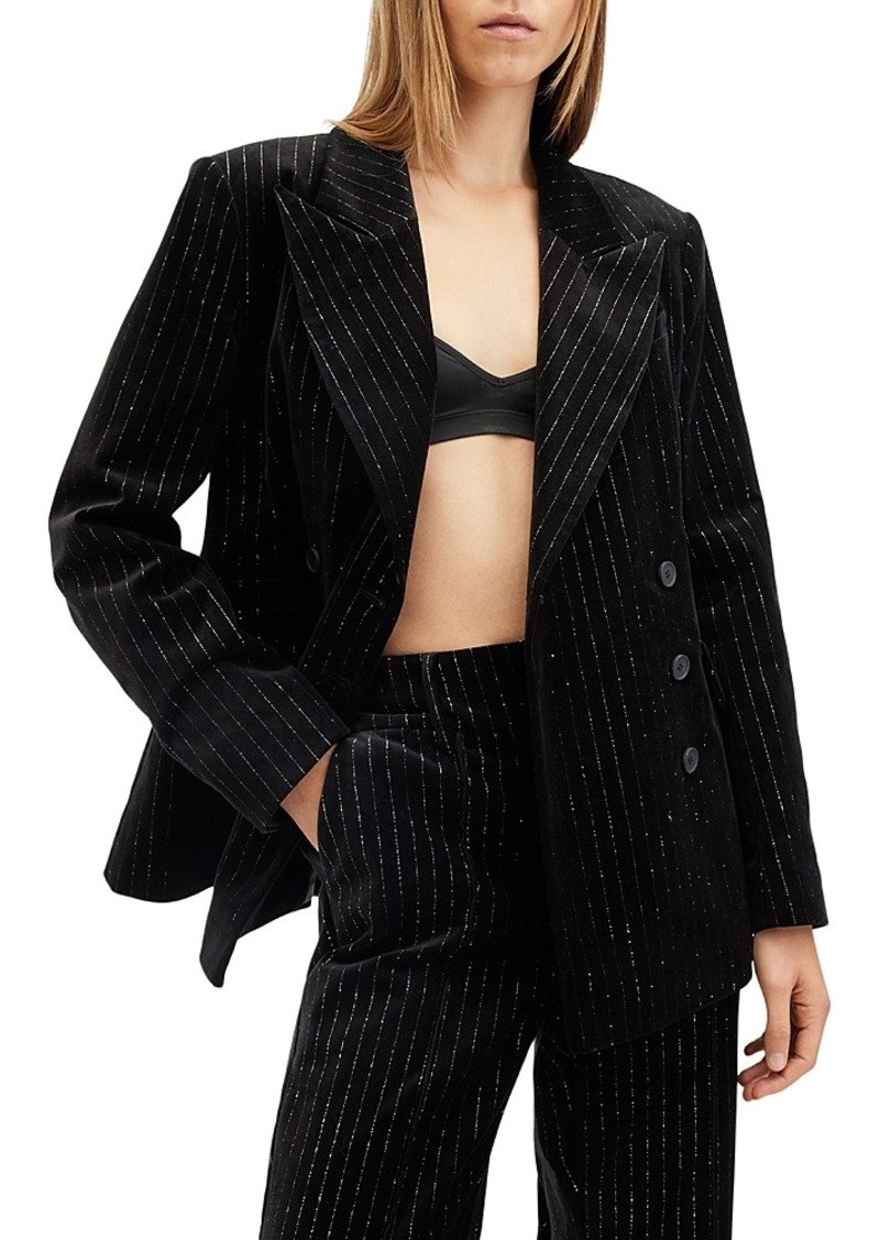 Allsaints Sevenh Velvet Blazer